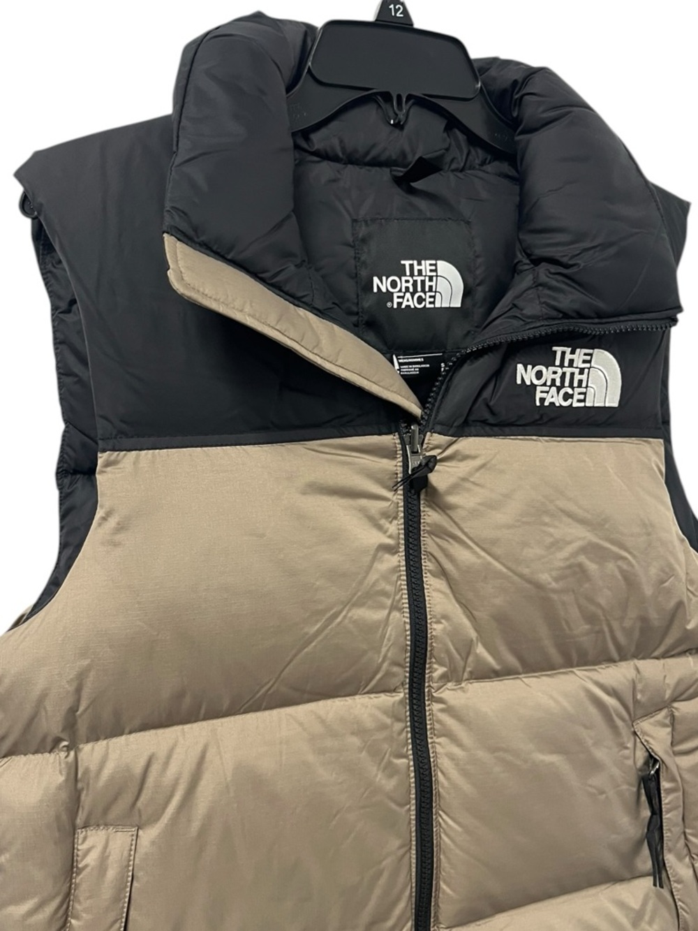 The North Face 700 Fill Down Vest Men’s Small Black Nuptse Retro Puffer NWT - Picture 5 of 10